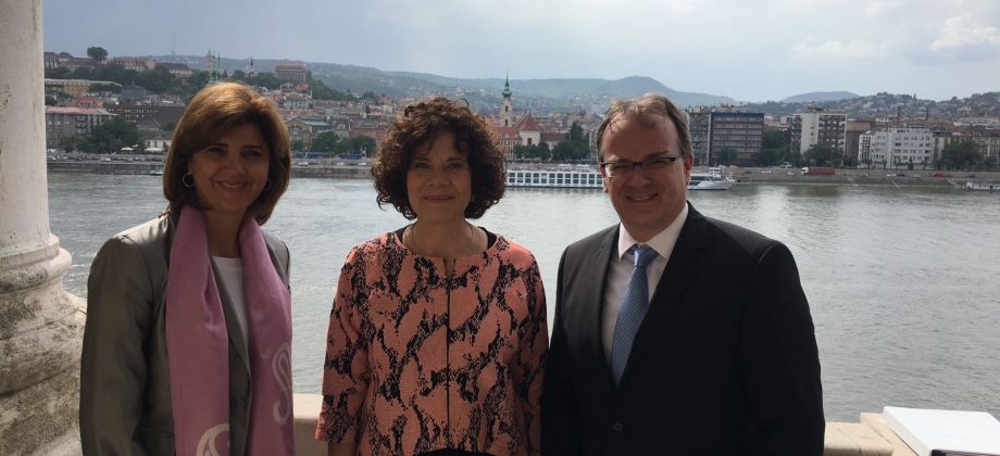 Canciller Holguín se reunió con la Embajadora de Colombia en Hungría y el Embajador de Hungría en Colombia