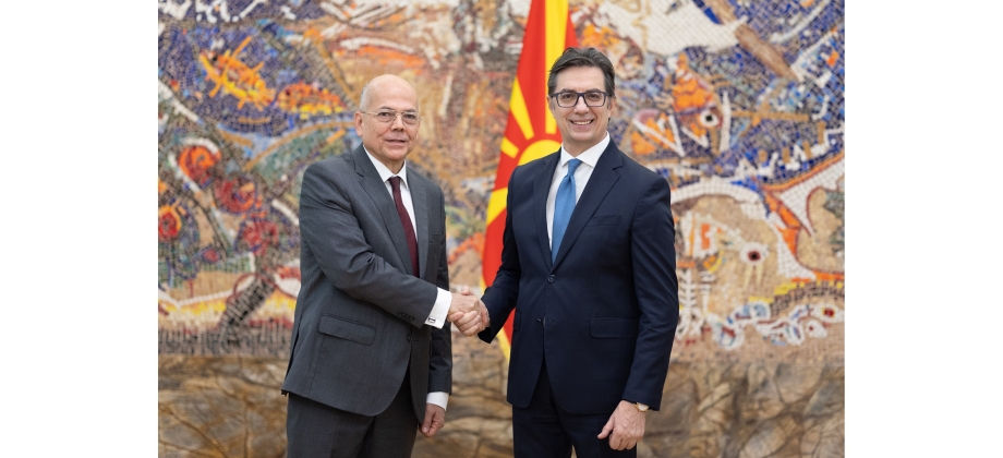 Presentación de Cartas Credenciales ante el Presidente de Macedonia del Norte