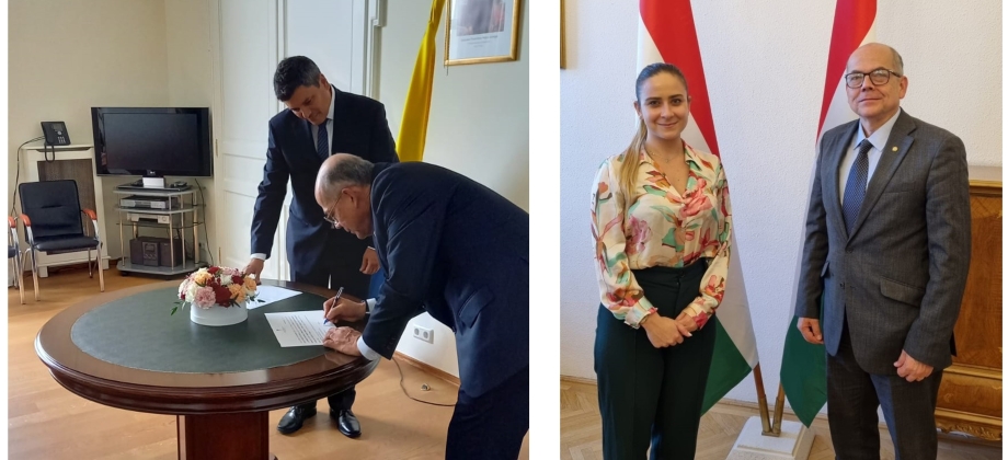 Ignacio Enrique Ruiz Perea se posesionó como Embajador de Colombia en Budapest y presentó copias de cartas credenciales ante la Jefe de Protocolo del Ministerio de Relaciones Exteriores y Comercio de Hungría