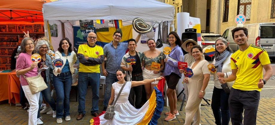 La Embajada realiza promoción turística de Colombia en un importante festival cultural de Budapest