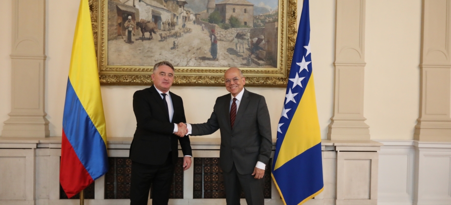 Embajador Ignacio Enrique Ruiz Perea presentó cartas credenciales ante el presidente de Bosnia y Herzegovina, S.E. Žéljko Komšić