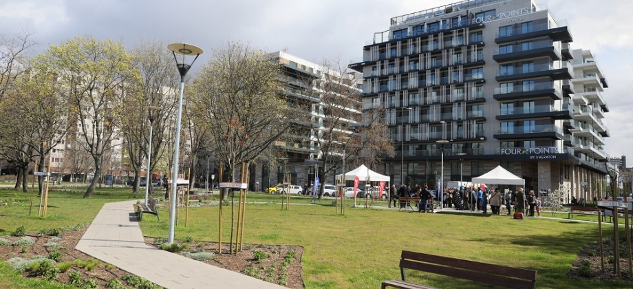 Reinauguración del Parque Gabriel García Márquez en Hungría