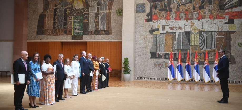 La Embajadora Carmenza Jaramillo presentó cartas credenciales 