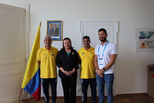 Deportistas colombianas de Waterpolo Femenino compiten en el Campeonato Mundial de Natación