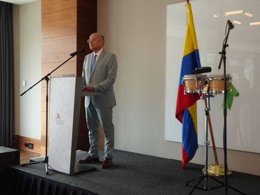 Embajada de Colombia en Hungría celebró el 213 aniversario del Día de la Independencia Nacional