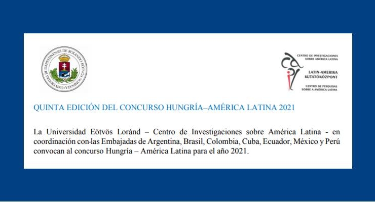 Convocatoria de la V edición del Concurso Cultural Hungría - América Latina